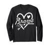 Graphic Heart Braves Apparel for Men, Women, Kids, Boys, Girls - Long-Sleeve T-Shirt