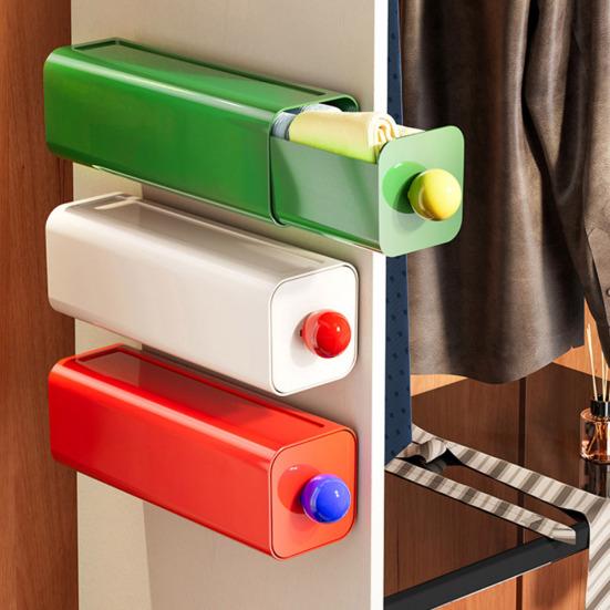 Förvaringslåda för strumpor Stor kapacitet Bred användning Ingen borrning Lätt att installera Dammtät Väggmonterad Organiser Förvaringslåda