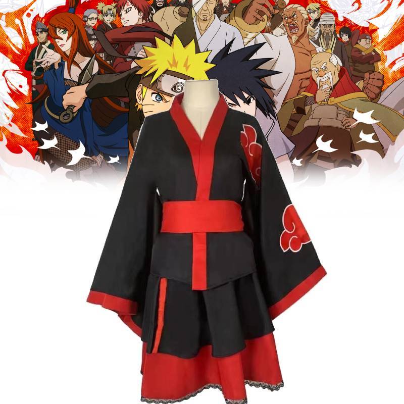 Naruto Cosplay Costume With Polyester Fabric For Anime Role Play