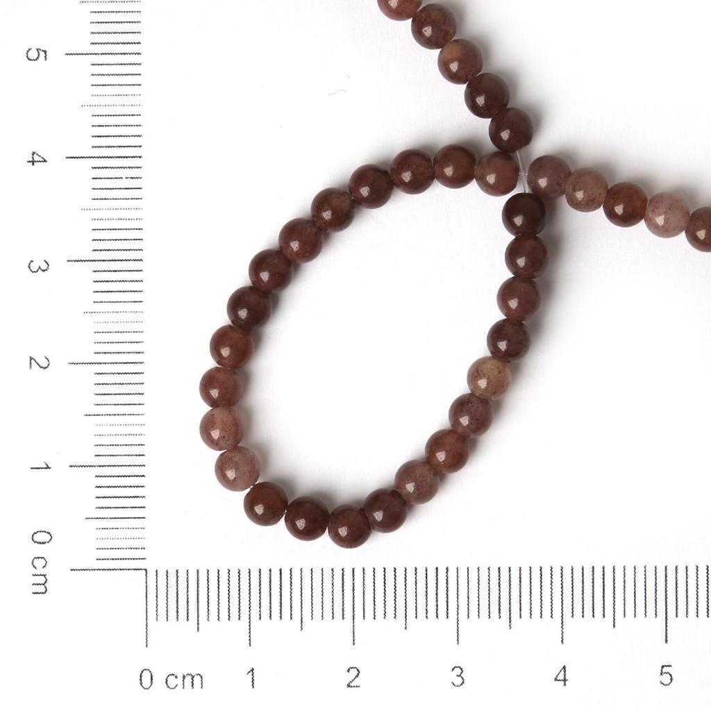 4mm naturalny truskawkowy kwarc okrągły luźne koraliki do biżuterii DIY Making naszyjnik bransoletka kolczyk