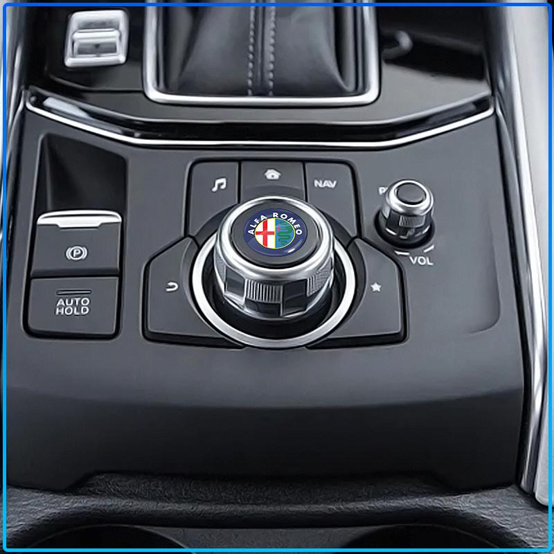 Car Lock Keyhole Stickers Door Lock Protect Car 3D Stickers For Alfa Romeo 147 159 156 Giulietta Giulia Mito Spider Alpha Nheadrest