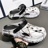 Shoes Mens Clogs Slide Shoes Sandal Shoes 47 48 Male Garden Shoes Flat Camouflage Sandal Shoes Male Big Size Outside Pu Sole Home Clogs Men