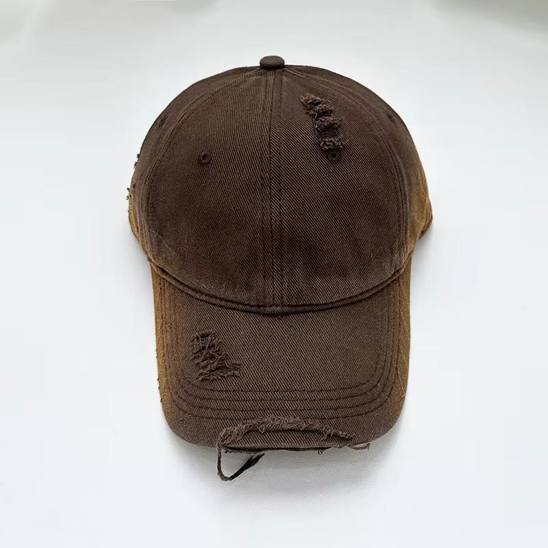 Custom Logo Baseball Cap Rear Adjustable Solid Snapback Hat Diy Women Causal Distressed Hip-Hop Cap Gorros Outdoor Embroidery