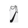 Camisetas sin mangas para hombre Blancas Cuello redondo Ajuste recto moderado DH7133-100