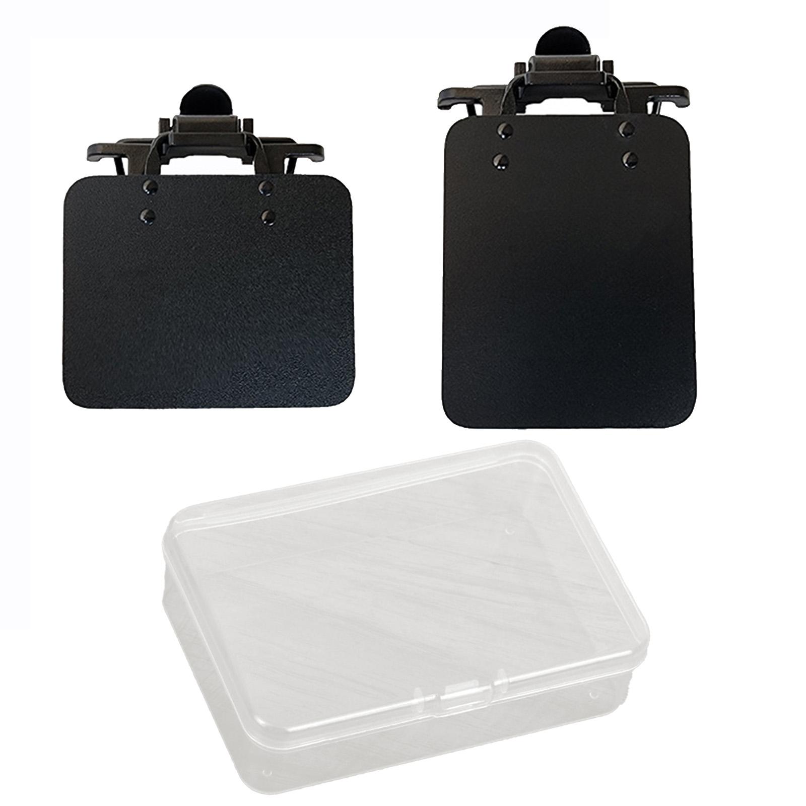 

2 шт. Стандартные стрелковые очки Стрелковые патчи Стрелковые очки Блендеры Окклюдер Зажимные патчи Легко установить чёрный