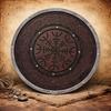 Viking Vegvisir Shield Wall Decor Norse Viking Home Decor Medieval Nordic Shield Gift 60.96 Cm