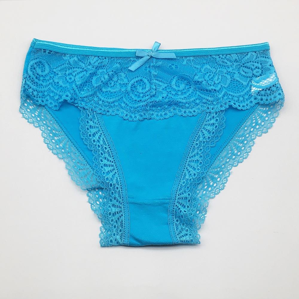 Underwear Cotton Ladies Sexy Lace Briefs Panties Lot 6 pcs