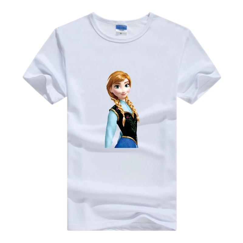 Casual Frozen Anna Aisha Princess Ladies Tops Disney Cartoon Tshirt Women T Shirts Clothing Short Sleeve Oversized Girl Blouses
