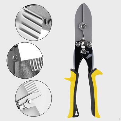5 žiauniniai rankiniai presavimo žnyplės lakštiniam metalui, neslystančios, nešiojamas įrankis su ergonomiška rankena