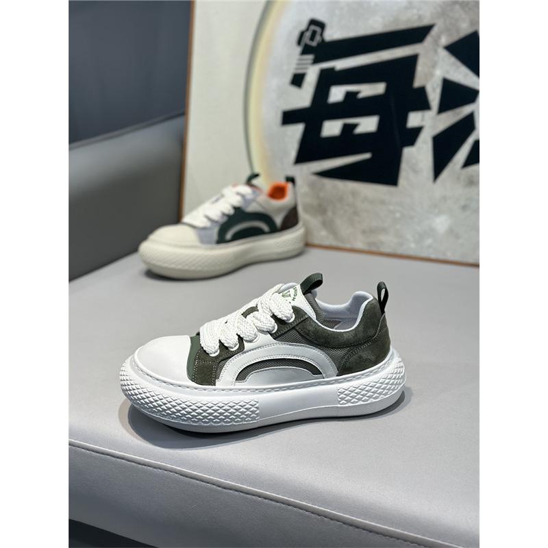 Summer new low-top mesh breathable and comfortable casual platform lace-up shoes dl