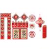 QX2E Colorful 2024 New Year Couplets Set Perfect for Adding Festive Atmospheres Perfect for Traditional Culture Enthusiasts