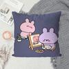 1PC Asamimichaan Asleep Asamim Pillow Case Pillow Covers Sofa Decorative Home Double-sided Printing Short Plush Cushion Cover