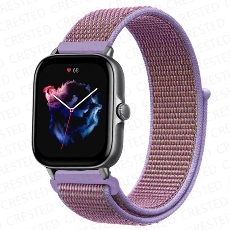20mm 22mm Watch Band For Amazfit GTS/2/2e/4/3/mini GTR 4/2/3/Pro 47mm stratos 3 Nylon Bracelet pulseira correa Amazfit bip strap