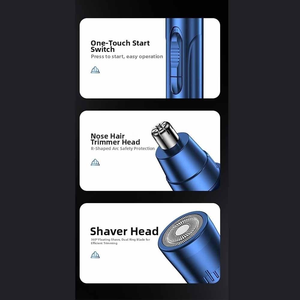 Efficient Nose Hair Remover High Speed Motor Ear Hair Trimmer  Facial Care