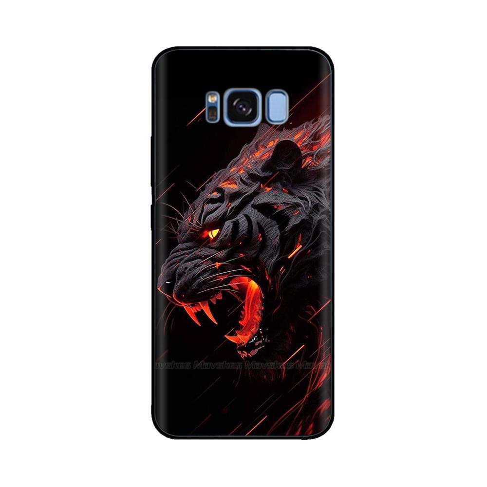 For Samsung Galaxy S8 Plus Phone Case Heart-Butterfly Funda For Samsung S8 S8Plus Cases Liquid Silicone Bumper GalaxyS8 Shells