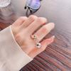 Xiaomi BF CLUB 925 Sterling Rings for Women Simple Geometric Handmade Irregular Retro Tassel Ball Ring Allergy For Birthday Gift