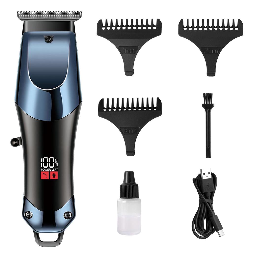 Rechargeable Multi-Function LCD Display Electric Hair Clippers & Razor