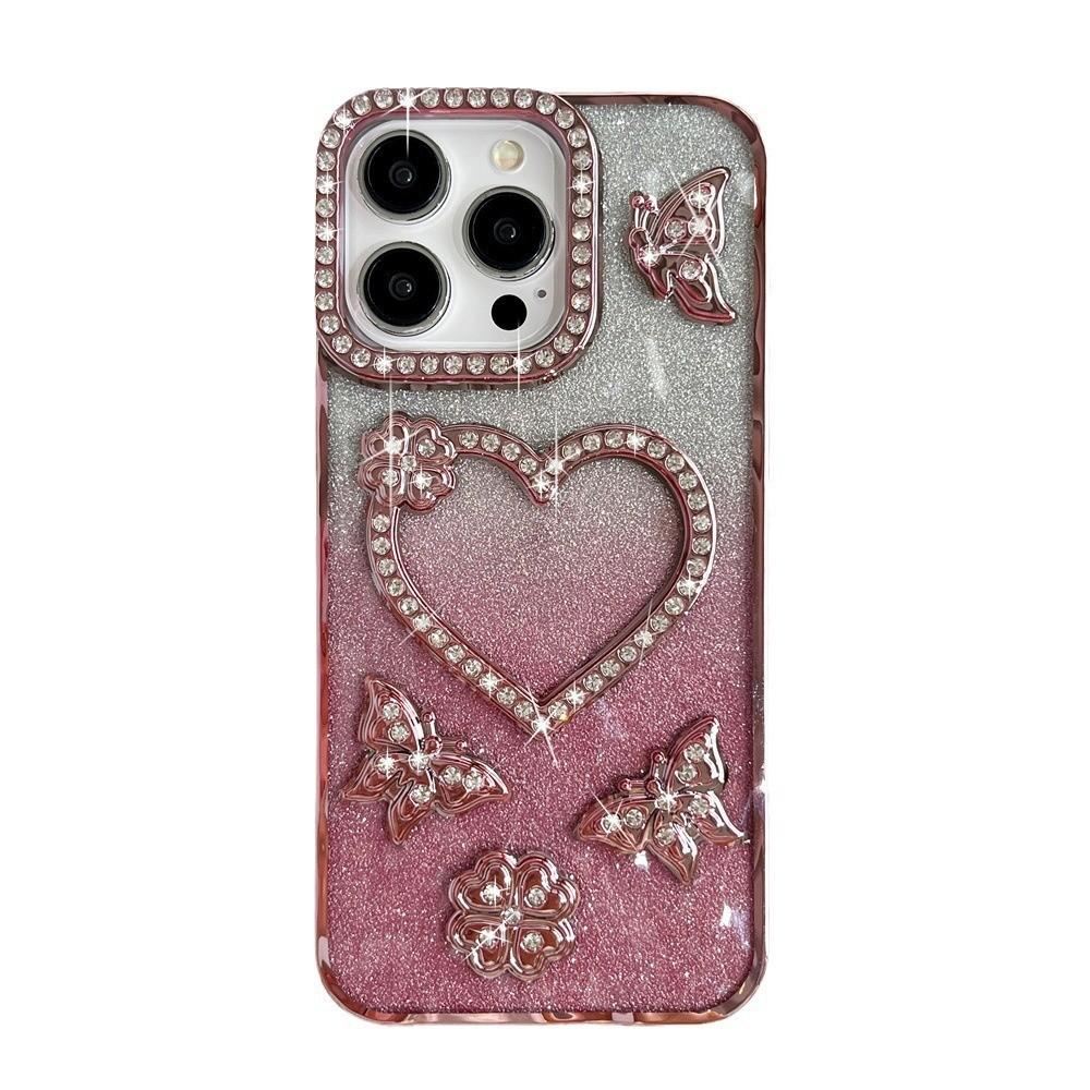 New Model Suitable for Apple 17promax Mobile Phone Case IPhone 15 Fall 14 High End Love Mirror 13 12 16