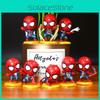 Adorable Set de 8 Piezas de Mini Figuras Lindas de Spiderman Para Casa de Muñecas y Decoración de Jardín