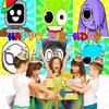 Hot Game-Incredibox Sprunki Kids Birthday Party Balloon Banner Background Cake Topper Decoration Baby Boy Party Supplies Gifts