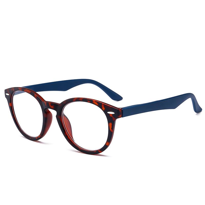 

Retro Reading Glasses Pc Full Frame Reading Glasses Unisex High Definition Rice Nail Round Frame Flower Glasses +400