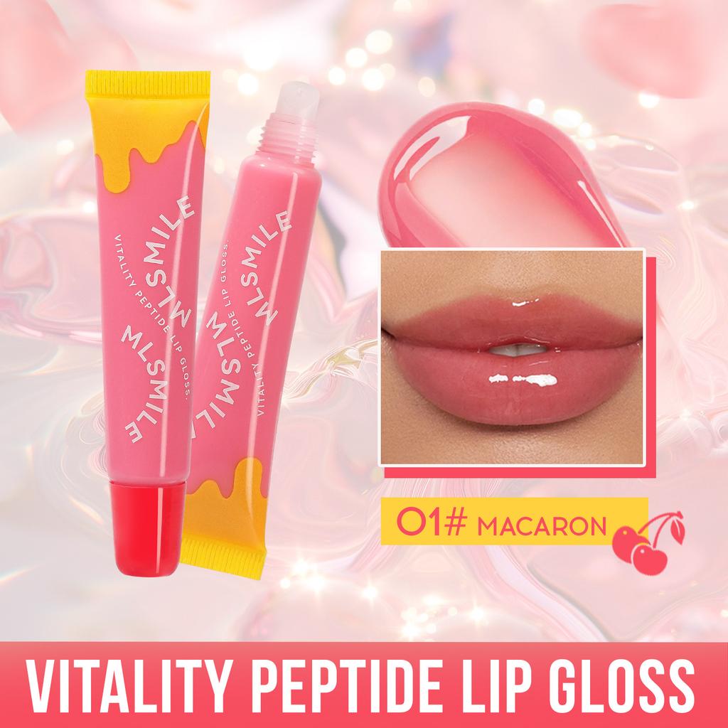 1pc Soft Tube Mirror Lip Gloss Clear Oil Nude Brown Plumping Lip Gloss Moisturising Transparent Lipgloss Beauty Cosmetics Makeup