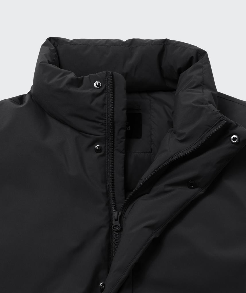 Musinsa Standard Daily Puffer Minimal Short Padded Jacket [Black]