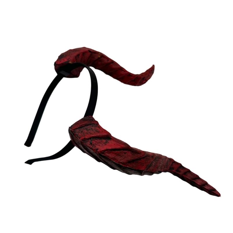 Dragon Horn Costume Headband for Theme Party Use, Plastic Horn Hair Accessory with Stage Show and Photo Prop Appeal