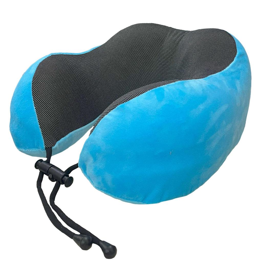Customizable Memory Foam U-Shaped Travel Neck Pillow