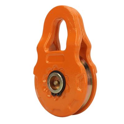Snatch Block, 12.5 Ton Winch Snatch Block Towing Pulley Block, Heavy Duty Steel Off-Road