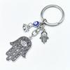 Turkish Evil Eye & Hamsa Hand Keychain Pendant