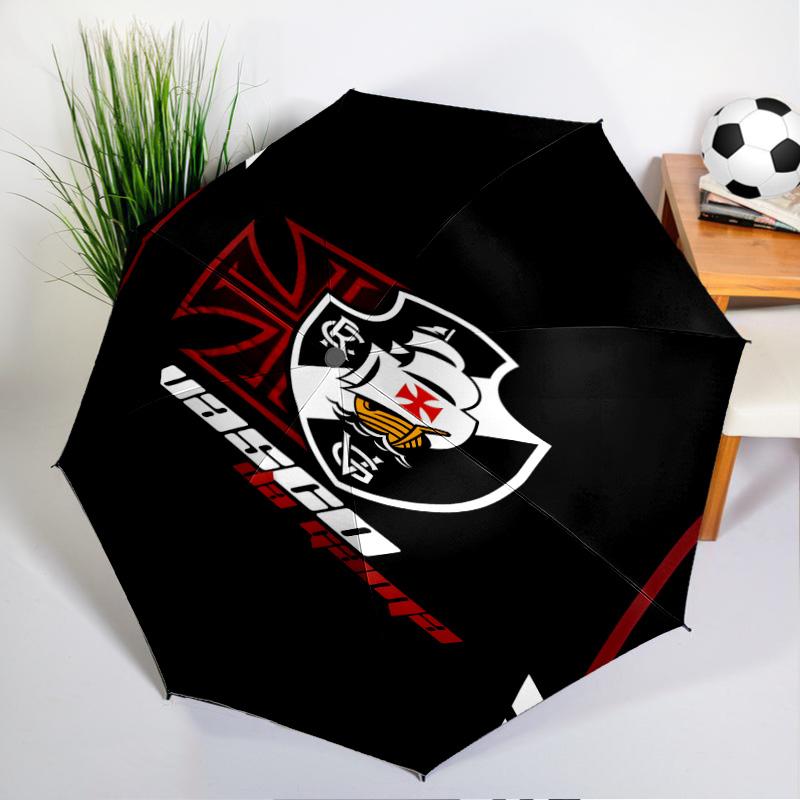 Vasco Football Club Printed Automatic Umbrella, 8-Frame for Travel, camping, Casual Umbrella, Essential Gift for for family and friends