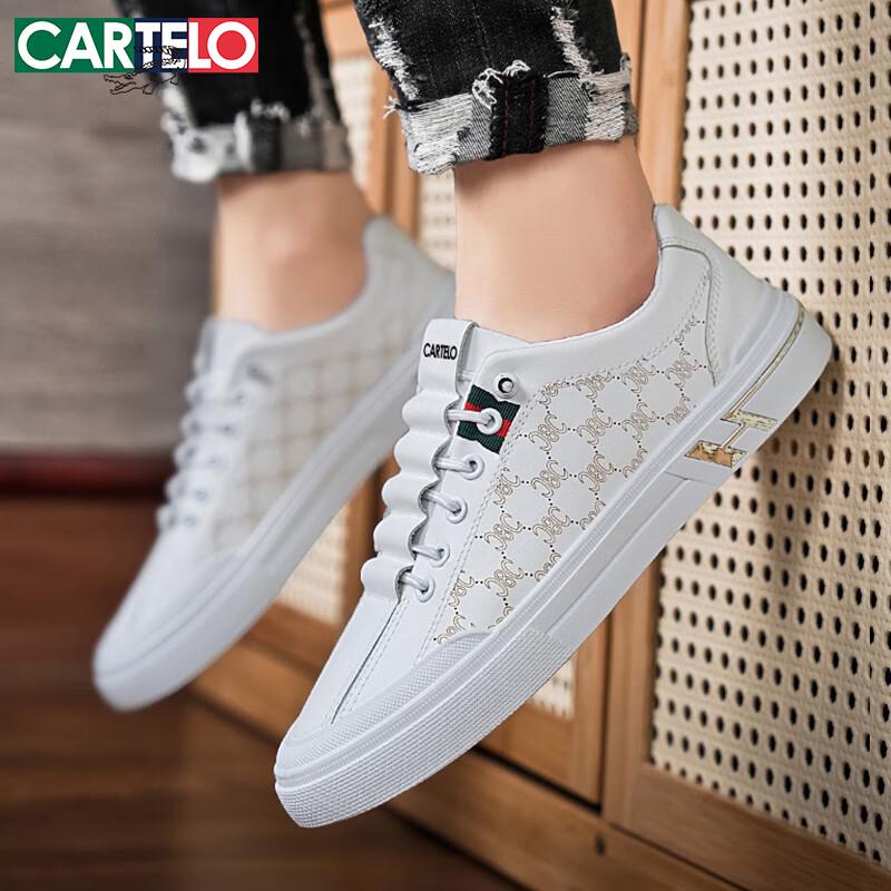 CARTELO Klassische Herren-Freizeitsneakers mit niedrigem Schaft