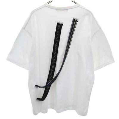 Ground Y Short Sleeve Back Design T-shirt 4 White Men's Used