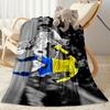 Brazilian Football Legend Blanket Soft & Cozy Perfect for Livingroom Chair Sofa Four Seasons Multipurpose Modern