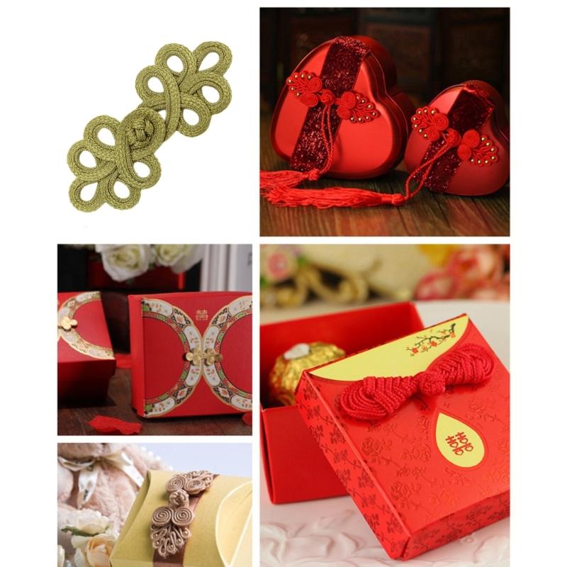 Cheongsam Frog Buttons Closure Sewing Fasteners for Sweater Coat Cheongsam Traditional Handcraft Accessories