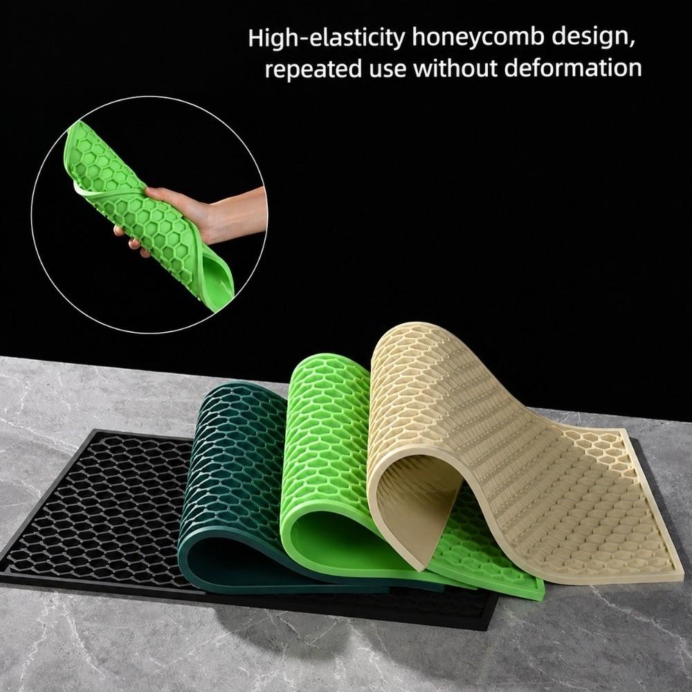 PVC Heat Insulation Pad Rectangular Bar Counter Mat High Quality Anti-Slip Pad Bar Dining Table