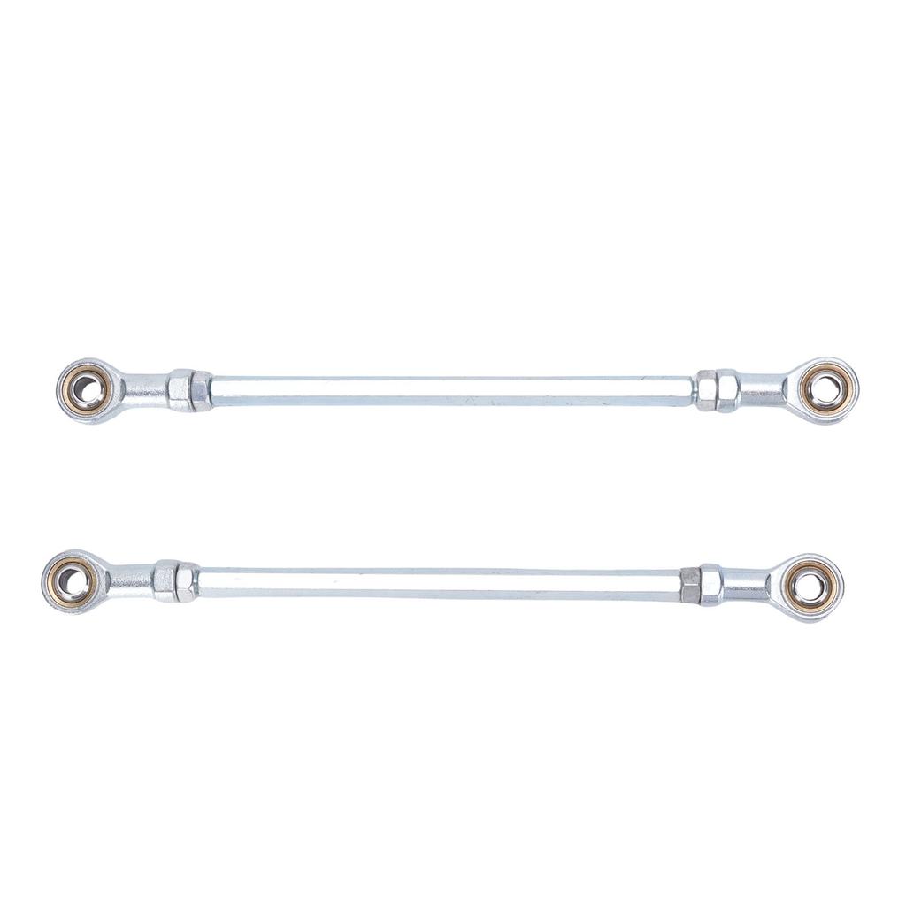 1 Pair 255mm Steering Tie Rod Kit Steel Alloy 8mm Ball Joint Tie Rod End Assembly for Go Kart Drift Trike ATV Quad Mini