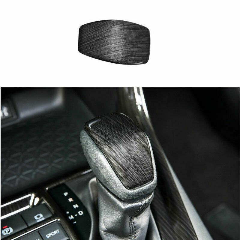 Black Brushed Inner Gear Shift Knob Decor Cover Trim For Toyota RAV4 -