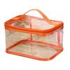 1/4Pcs Clear Toy Storage Bags with Handle Zipper Closure Large Capacity Waterproof Transparent Storage Organizer Pouch Cosmetic Bags