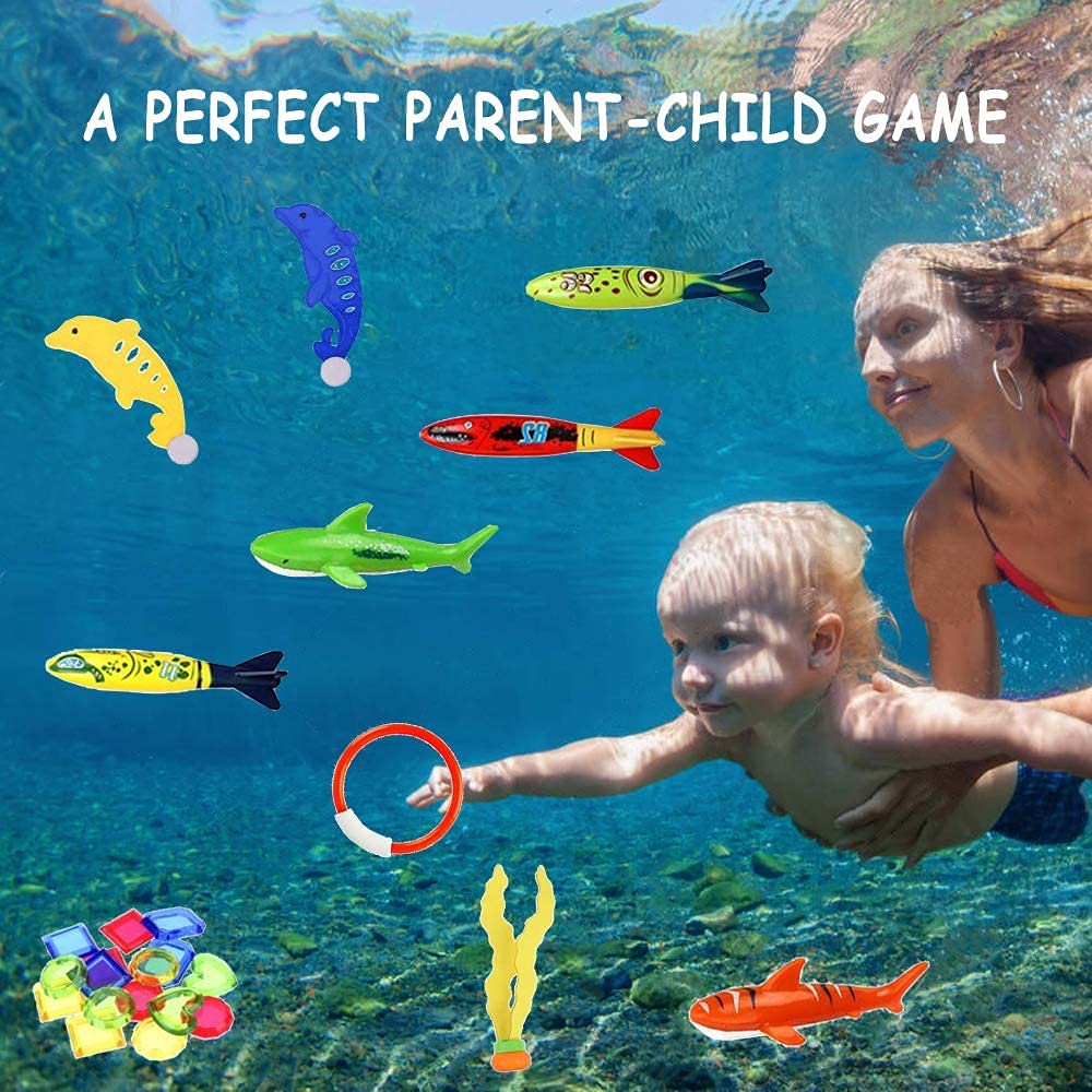 Pool Diving Toys for and Water Perfect for Swimming Fun Sinking Toys for Swimming and Training Sports Toy Toys, Swimming, Training, Play, Parent-Child