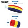Aolikes Unisex Sport Wristband Sweatband Breathable Running Basketball Badminton Wrist Protector for Safety