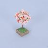 Dollhouse Mini Artificial Tree Willow Maple Tree Cherry Tree Model Ornaments Garden Decorations