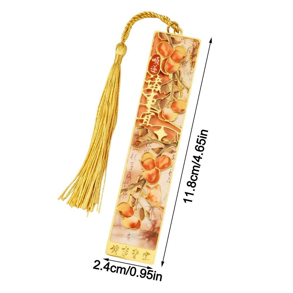 Wisiorek Dekoracyjny Metalowa Zakładka do Książek Zwisający Wisiorek Zakładki z Obrazami Olejnymi Artykuły Szkolne i Biurowe