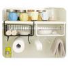 Hanging Shelf, Under-Cabinet Storage Rack, Kitchen Storage Rack, Stackable, 10kg Load Capacity, For Kitchen and Bathroom Use