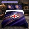 Fiorentina FC Themed Bedding 3Pcs Duvet Cover Set Decorative Bed Linen For Teen Room Home Decoration