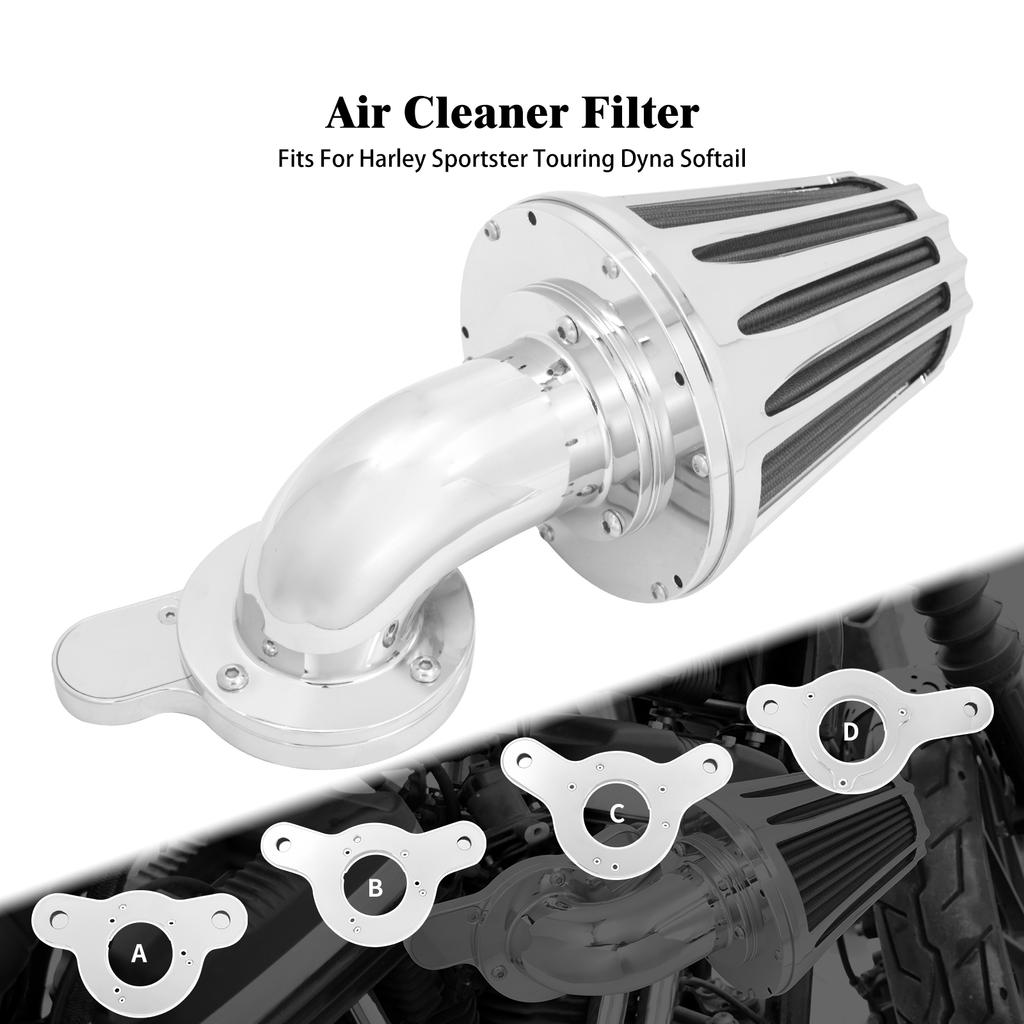 Motorcycle Air Cleaner Intake Air Filter System Kits For Harley Sportster XL 1200 883 2004-2022 Softail Dyna Touring 2000-2025