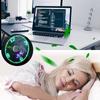 Time Temperature Display LED Clock  Fan Adjustable USB Clock  Fan Mini Clock Cool Fan  Laptop