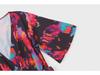 2023 Summer V-Neck Belted Print Long Dress