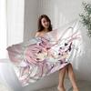 Anime Puella Magi Madoka Magica Microfiber Blanket Quick Drying Beach Towels Printing Absorbent Pool Towel Blanket